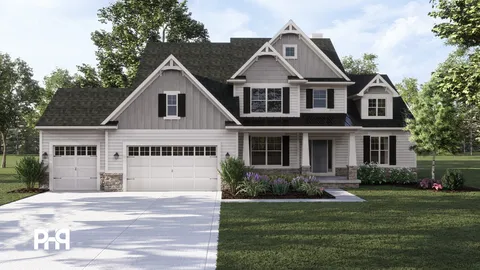 The Maplewood house plan, exterior view 1